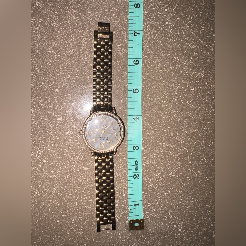 Gold-Tone Bracelet Watch With Star Accents - Picture 6 of 6